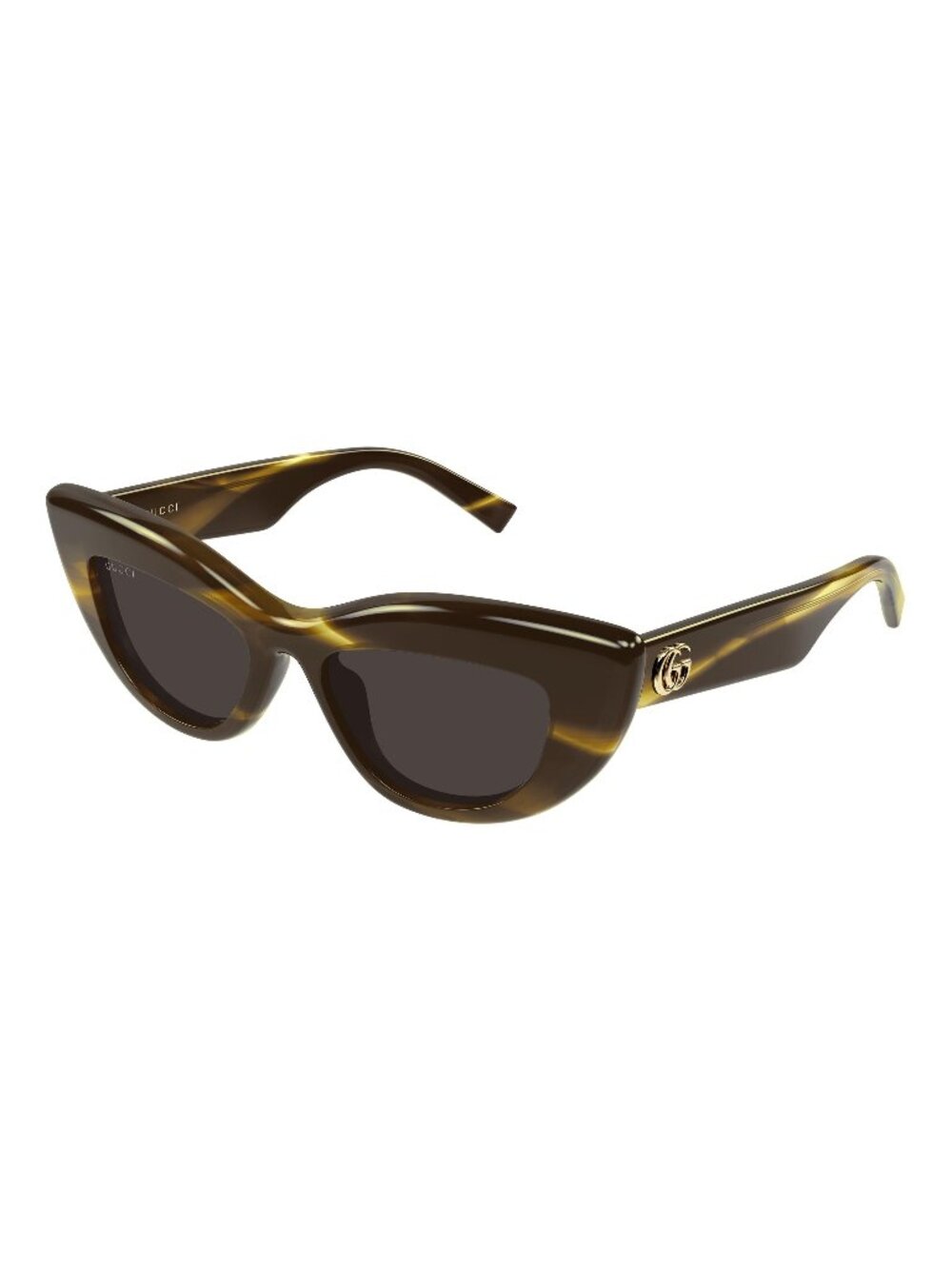 New Gucci Women's Sunglasses Havana Grey Lens Acetate Frame GG2031S 003 50
